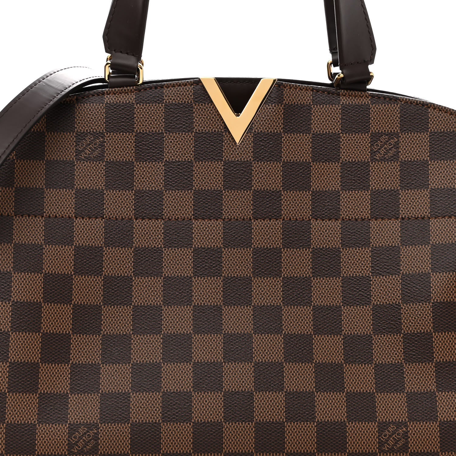 Louis Vuitton Damier Ebene Kensington Bowling Bag 7 of 9