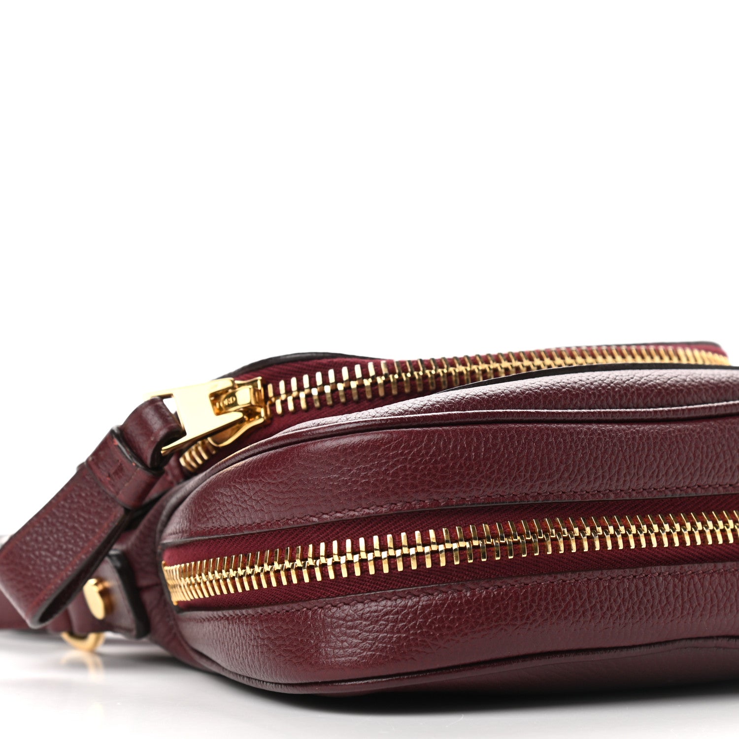 Tom Ford Calfskin Mini Jennifer Crossbody Bag Oxblood 7 of 8