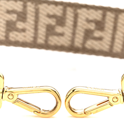 Fendi Chenille Vitello King FF Adjustable Strap You  Tortora Nuvola 3 of 5