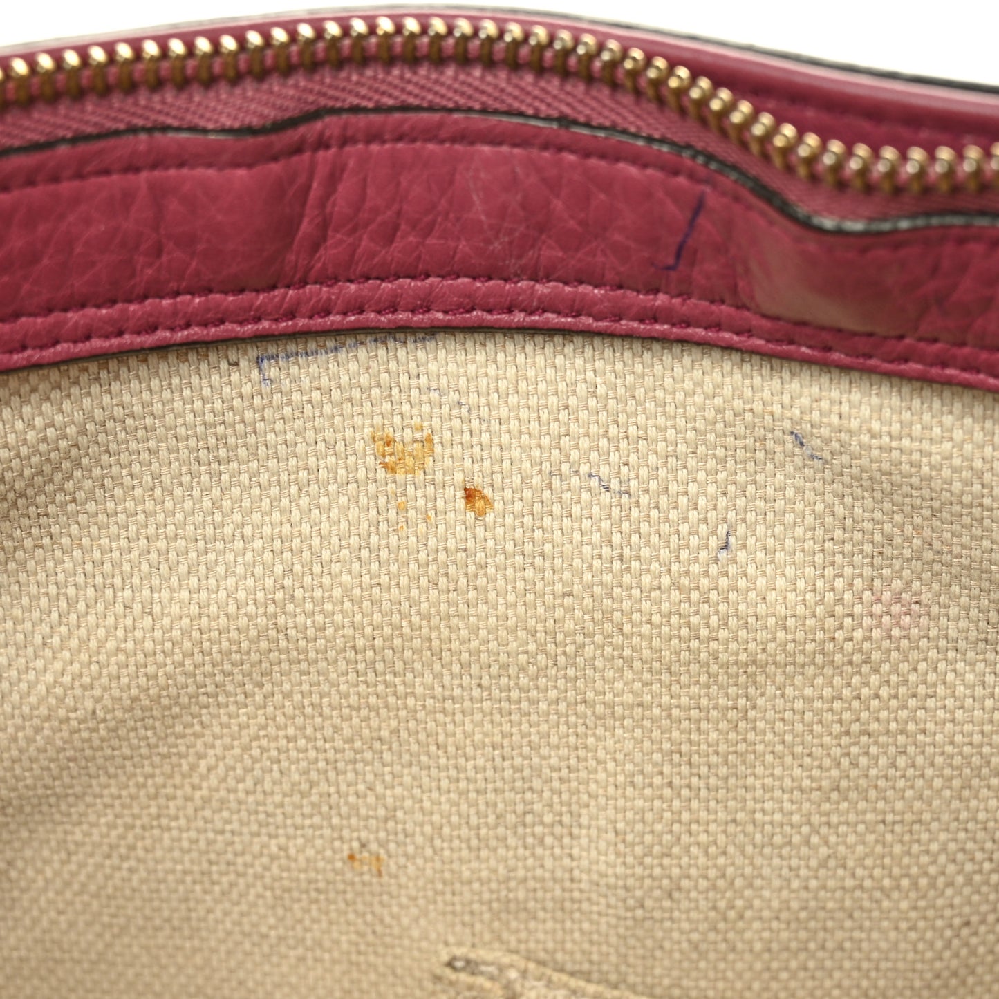 Pebbled Calfskin Small Soho Top Handle Bag Peonia Flower
