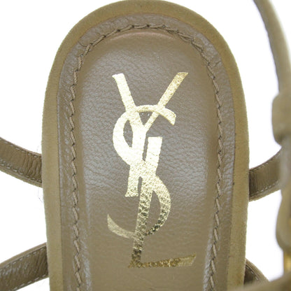 Saint Laurent Gipsy 105 Platform Cage Espadrille Sandals 38 6 of 7