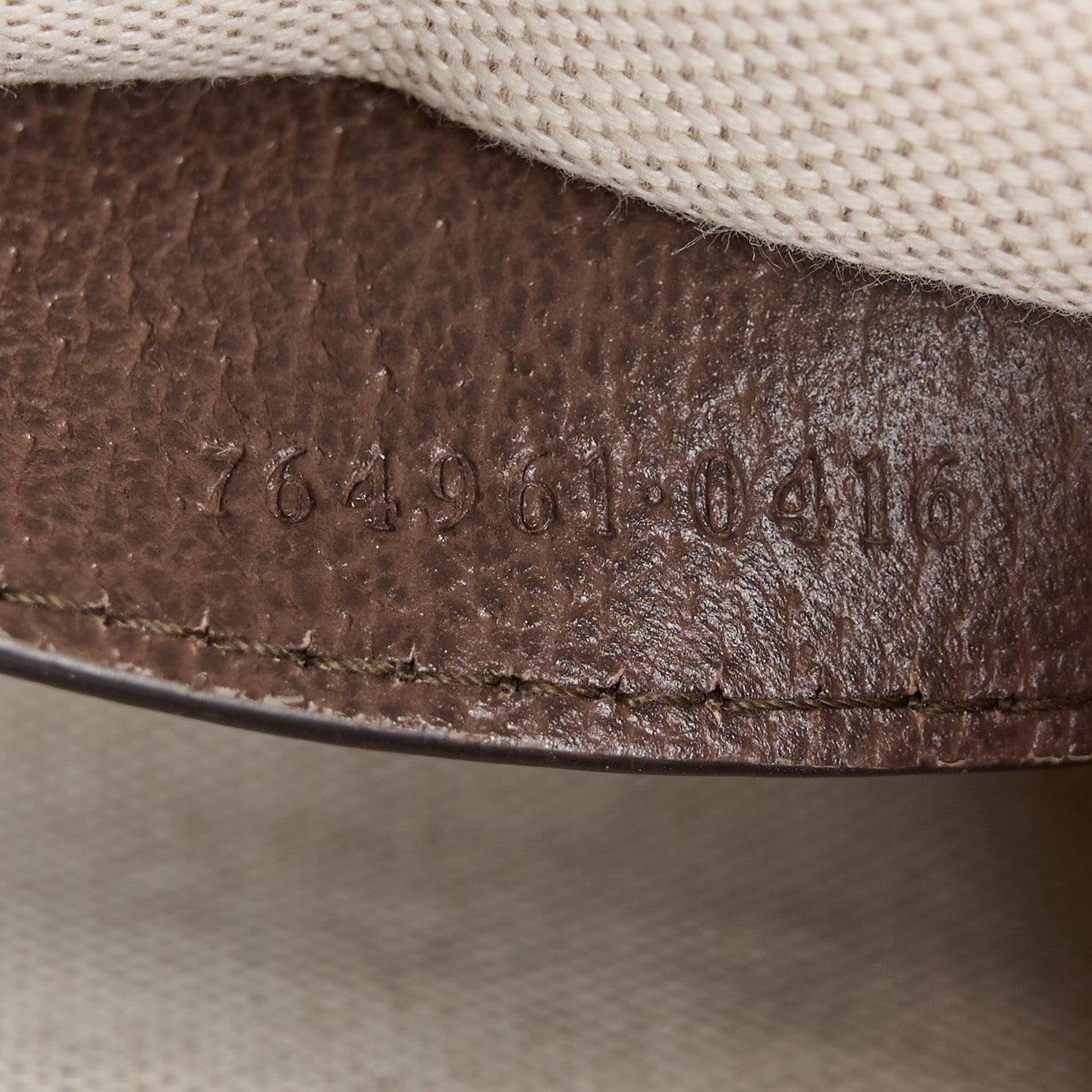 Gucci GG Supreme Monogram Textured Dollar Calfskin Web Mini Ophidia Envelope Shoulder Bag Beige Ebony 7 of 11