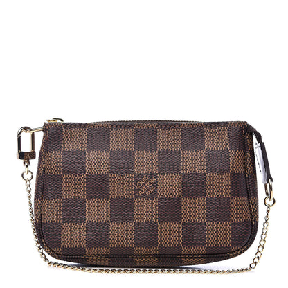 Louis Vuitton Damier Ebene Mini Pochette Accessories 1 of 10