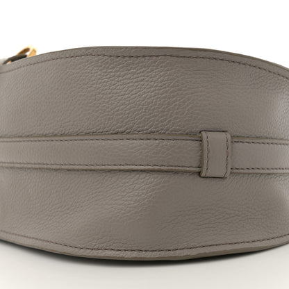 Chloe Grained Calfskin Medium Marcie Saddle Bag Cashmere Grey 10 of 13