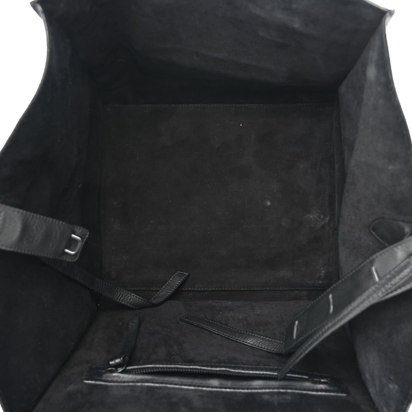 Smooth Calfskin Medium Phantom Luggage Black