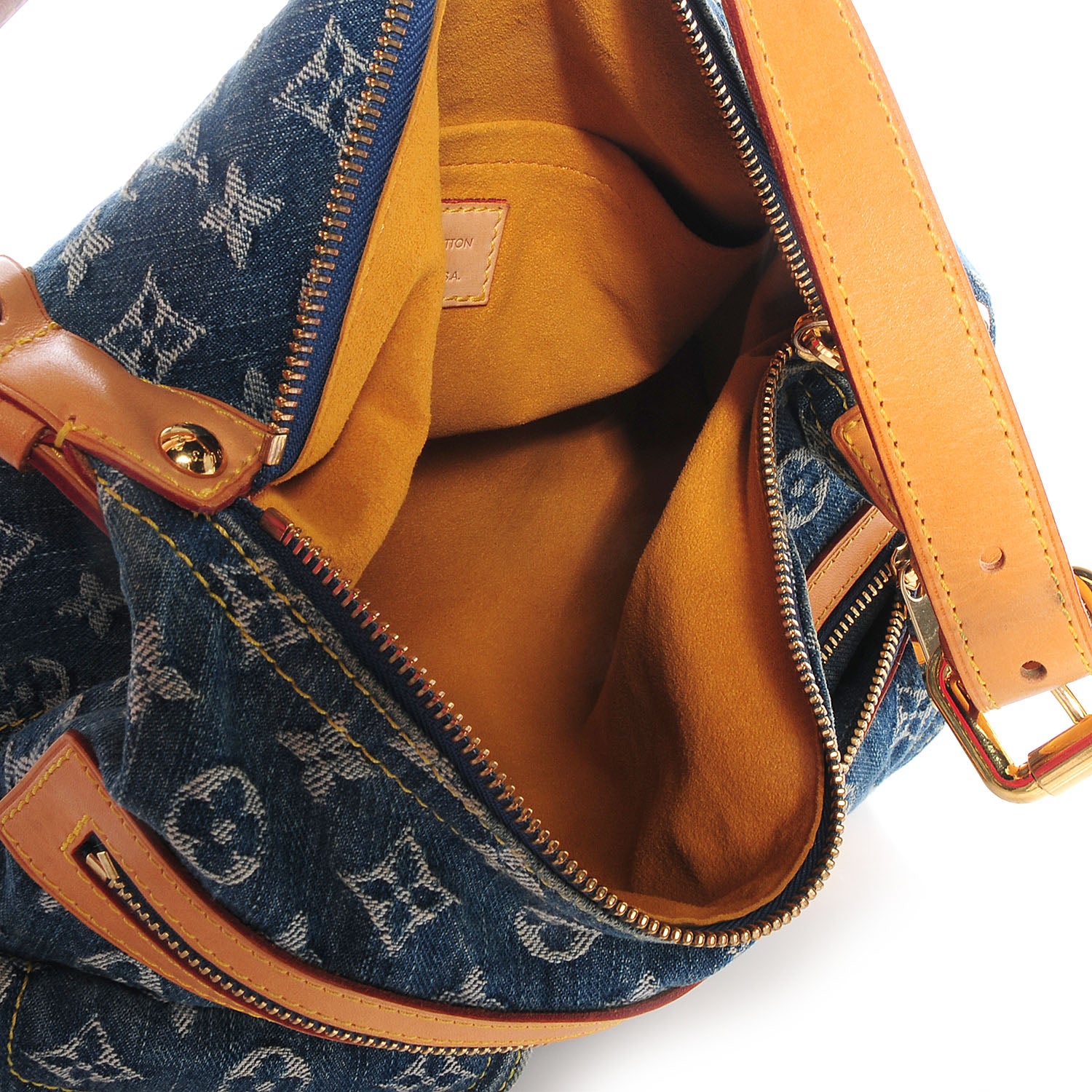 Louis Vuitton Monogram Denim Baggy PM Blue 5 of 7