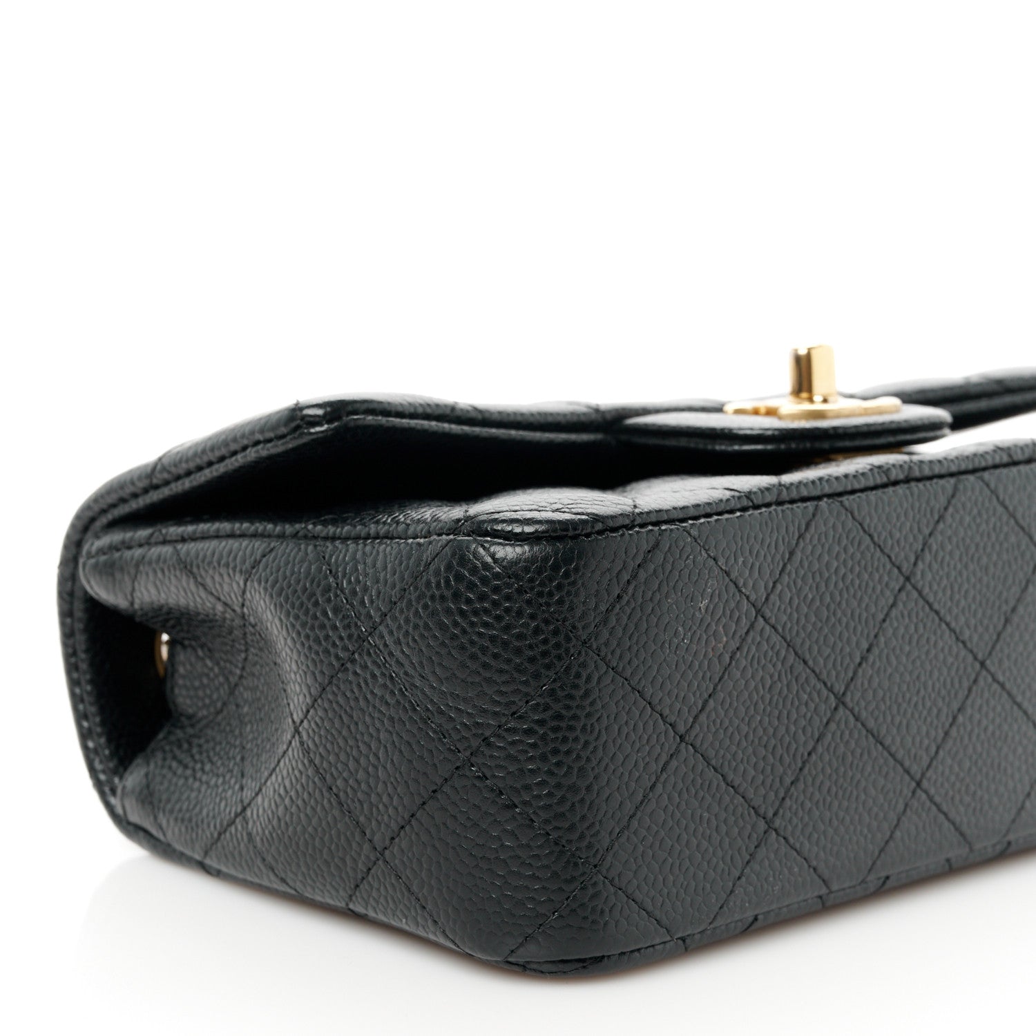 Chanel Caviar Quilted Mini Rectangular Flap Black 10 of 12