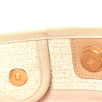Chanel Lurex Boucle Small Deauville Tote Ivory 11 of 11