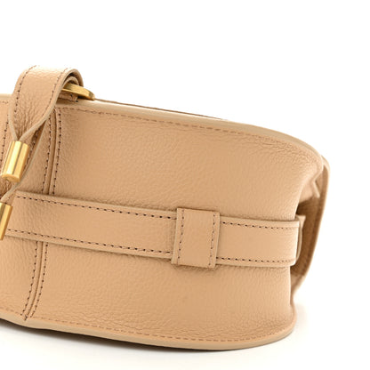 Chloe Grained Calfskin Small Marcie Saddle Bag Milky Brown 9 of 10