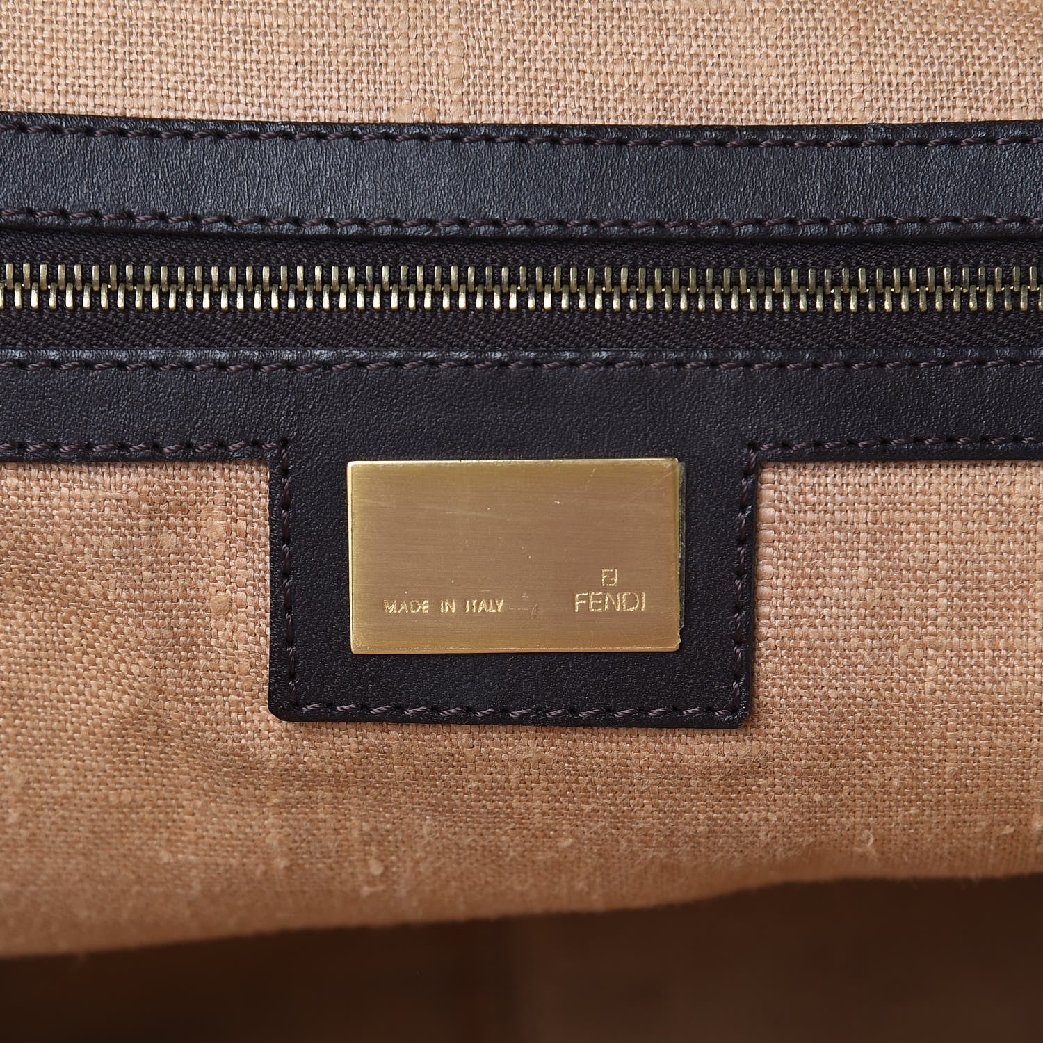 Fendi Zucca Satchel Tobacco 6 of 22