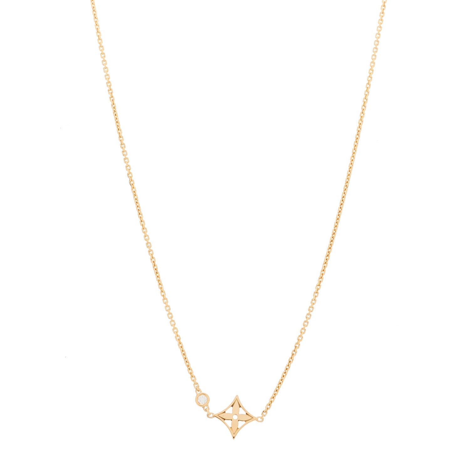 Louis Vuitton 18K Pink Gold Diamond Idylle Blossom Pendant Necklace 1 of 7