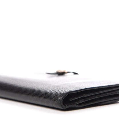 Chanel Grained Calfskin CC Button Wallet Black 8 of 8