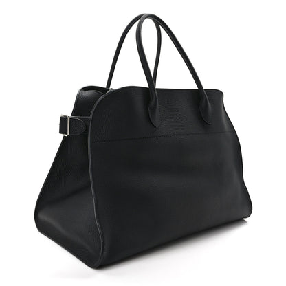 The Row Grained Calfskin Soft Margaux 17 Black 3 of 8
