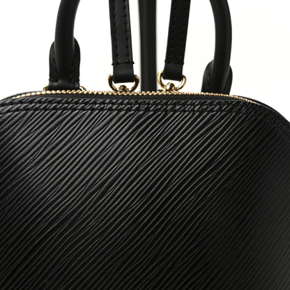 Louis Vuitton Epi Alma Backpack Black 7 of 9