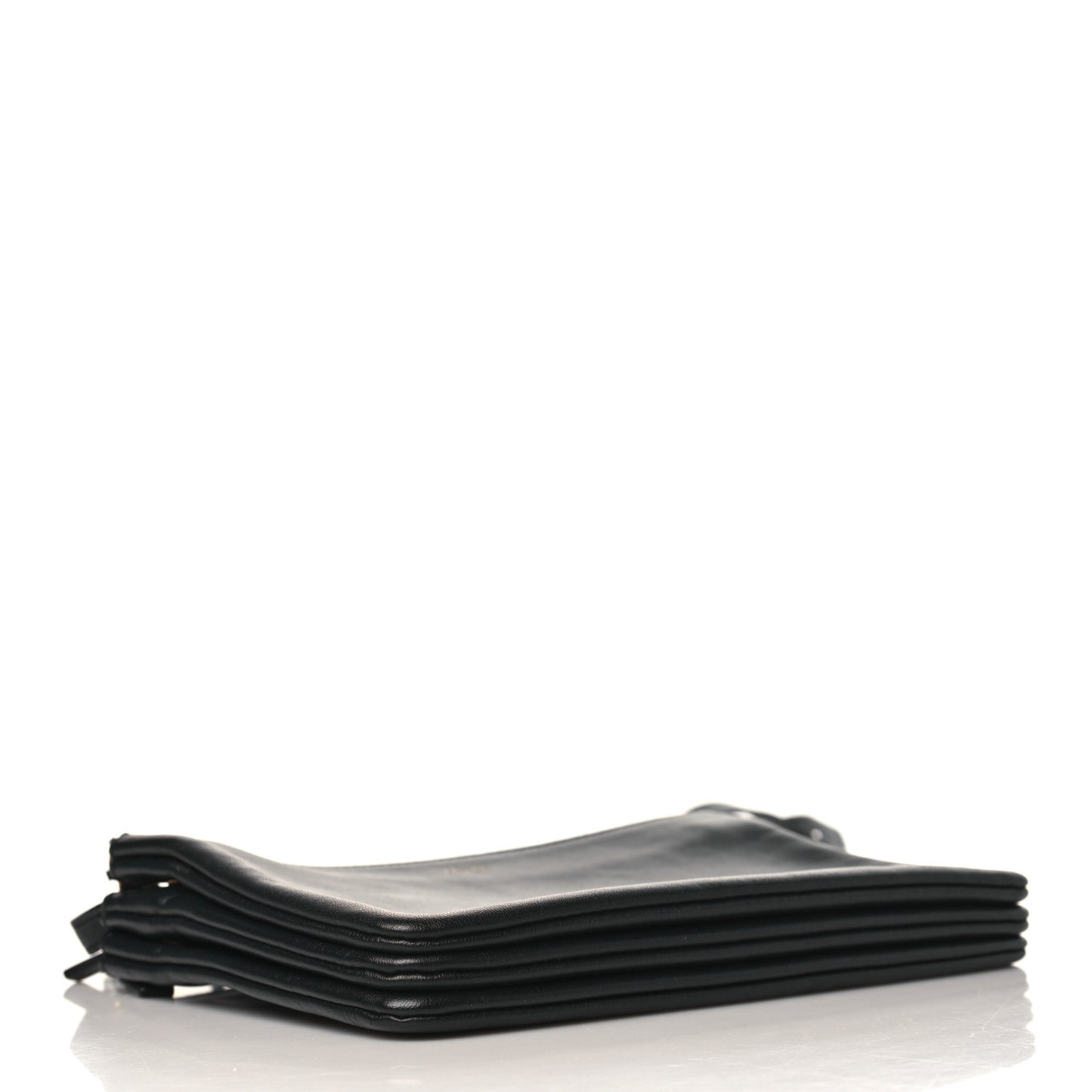 Lambskin Small Trio Crossbody Bag Black