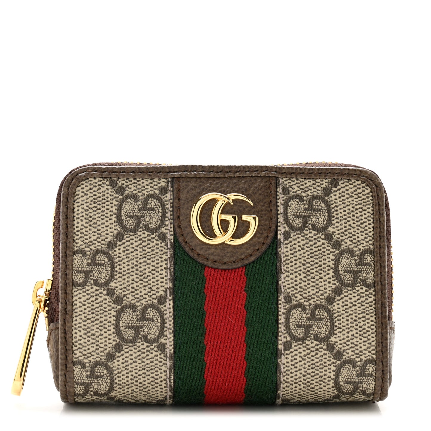 GG Supreme Monogram Web Ophidia Playing Card Case Beige New Acero