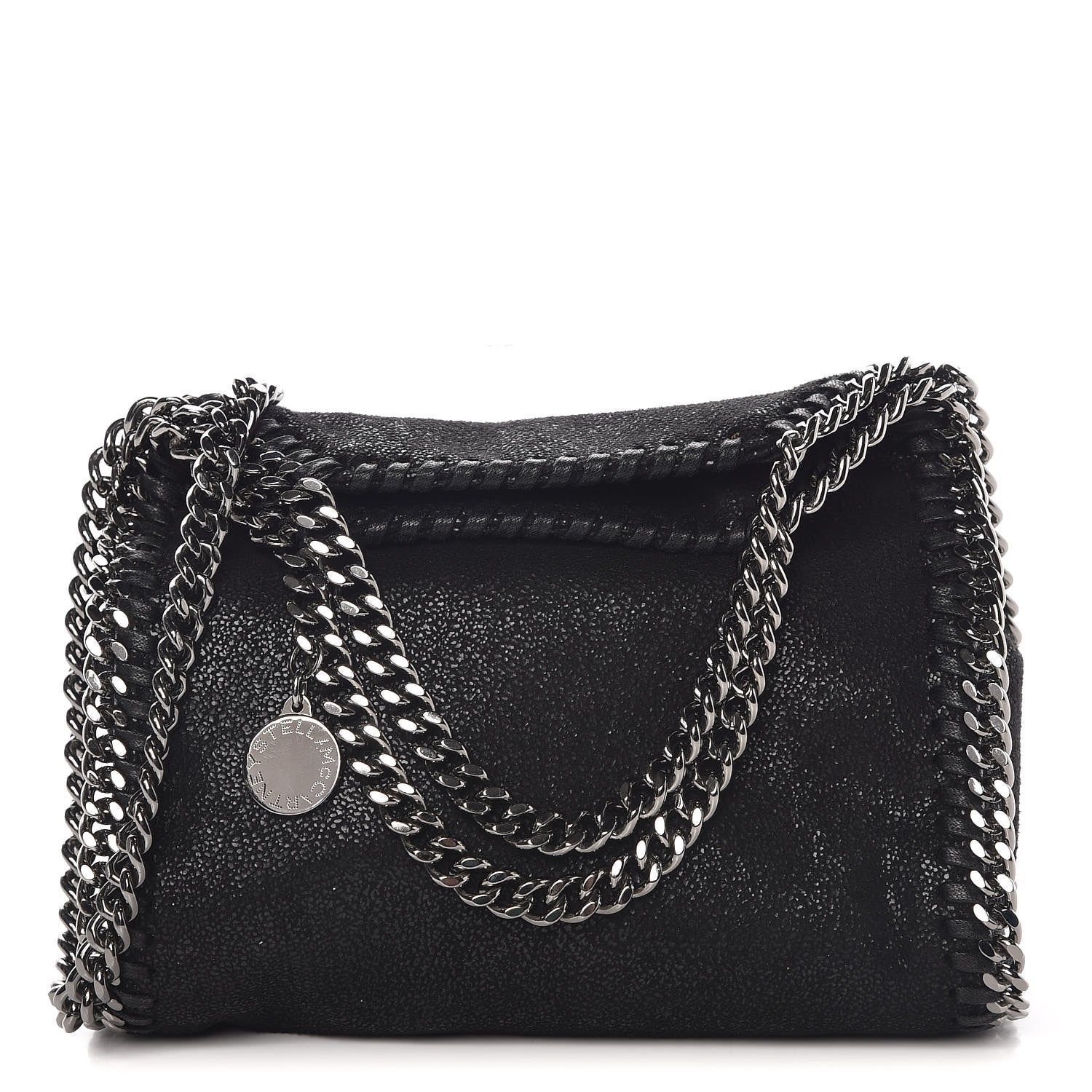 Stella McCartney Shaggy Deer Tiny Falabella Tote Black 1 of 8