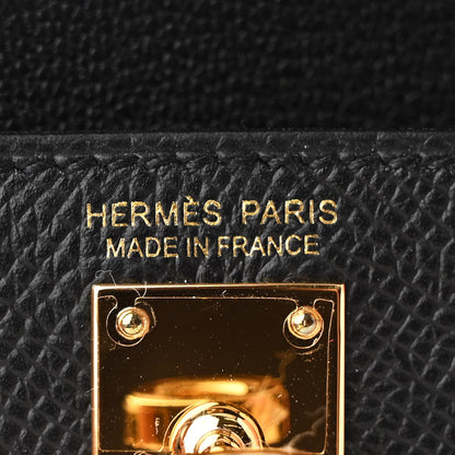 Hermes Epsom Kelly En Desordre Sellier 20 Black 7 of 12
