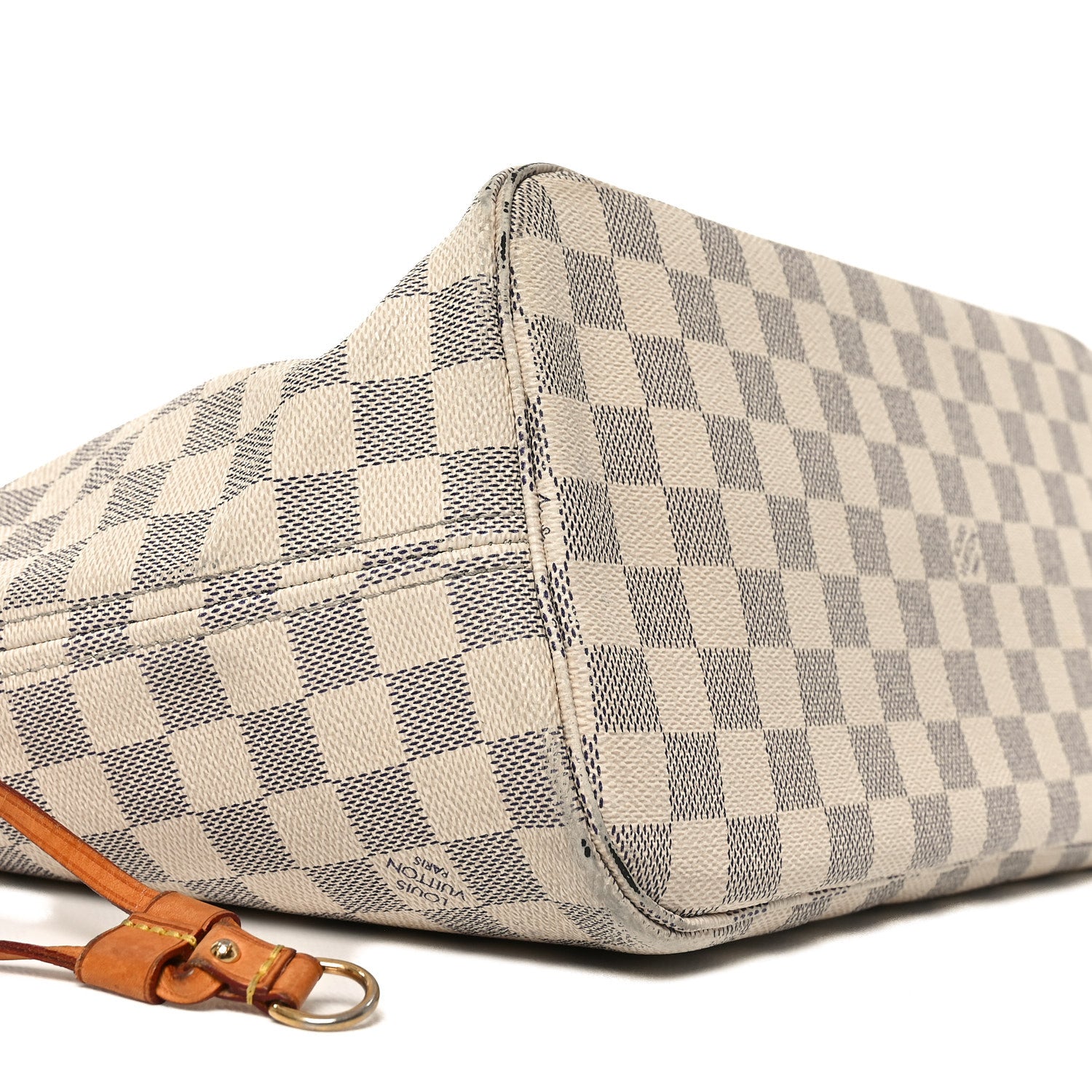 Louis Vuitton Damier Azur Neo Neverfull MM Rose Ballerine 7 of 9