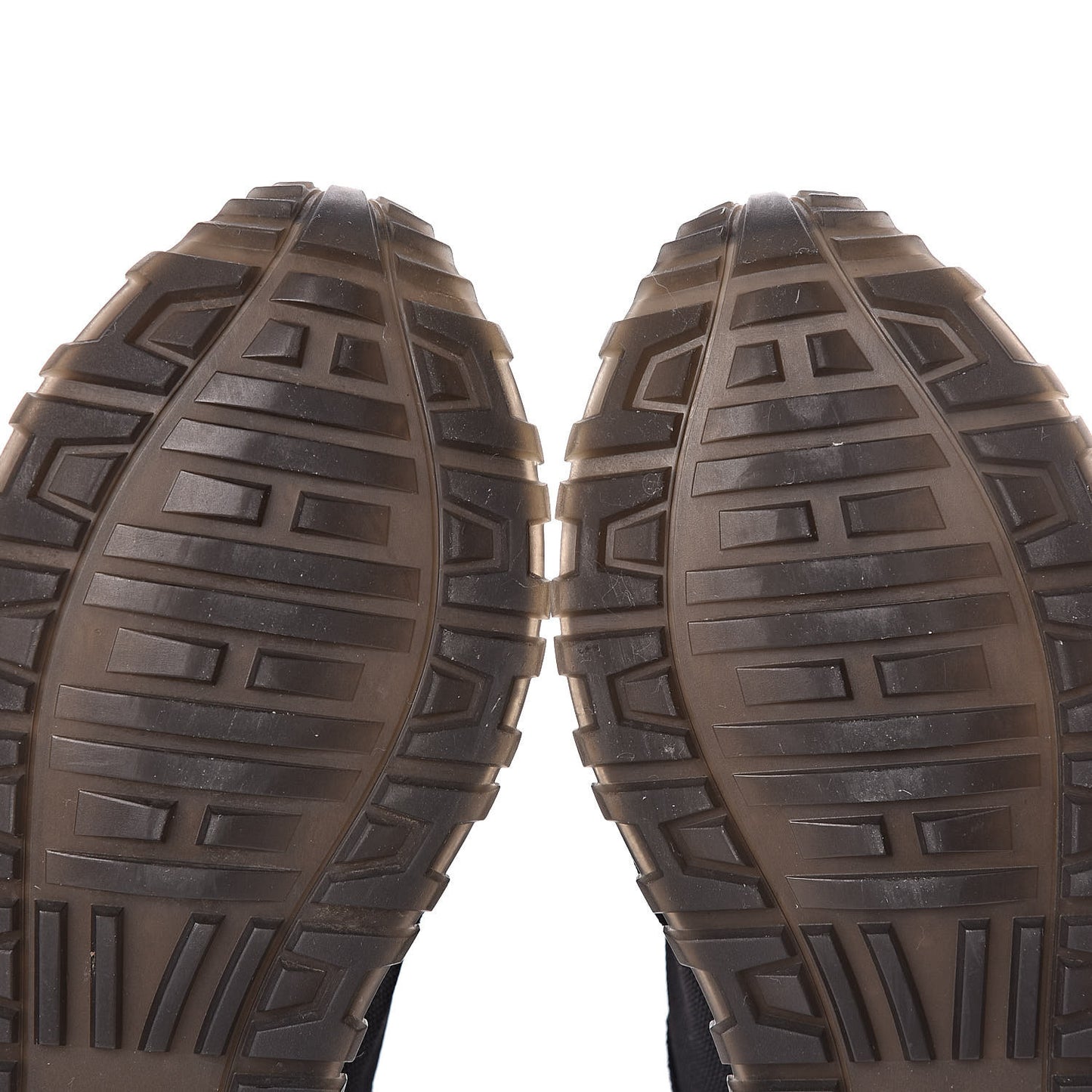 Suede Monogram Run Away Sneakers 40 Black