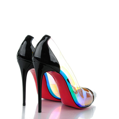 Christian Louboutin Disco PVC Hologram Debout 100 Pumps 39 Black Multicolor 4 of 9