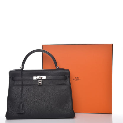 Hermes Togo Kelly Retourne 32 Black 29 of 29
