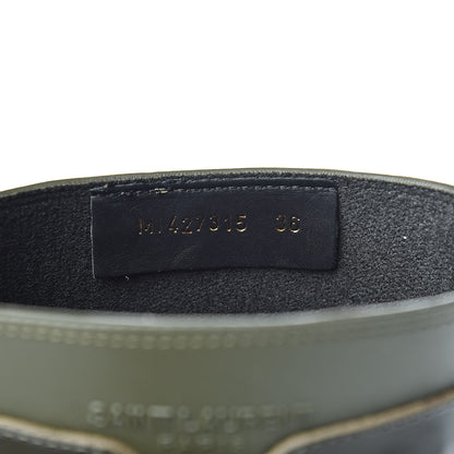 Saint Laurent Rubber Festival 25 High Rain Boots 36 Khaki 8 of 10