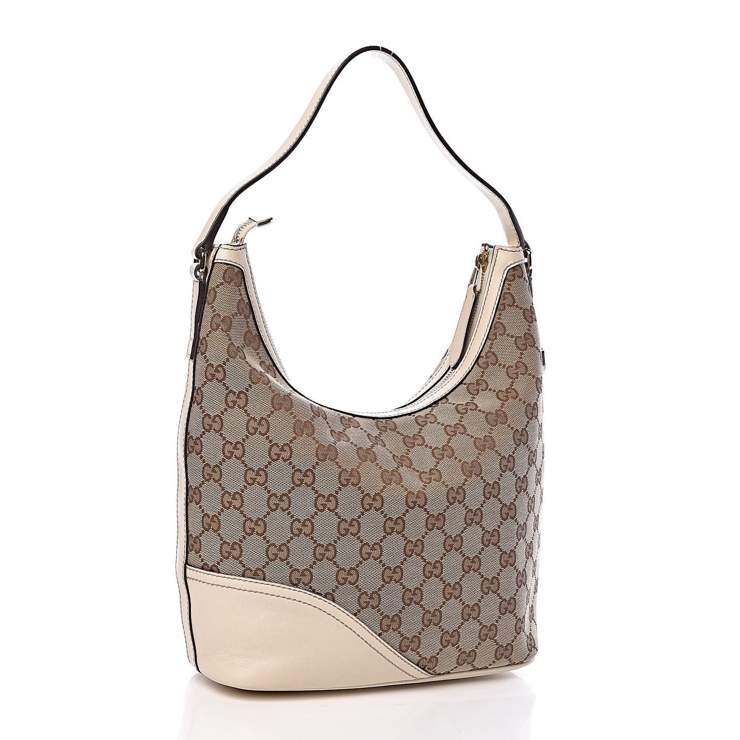 Monogram Medium New Britt Hobo Off White