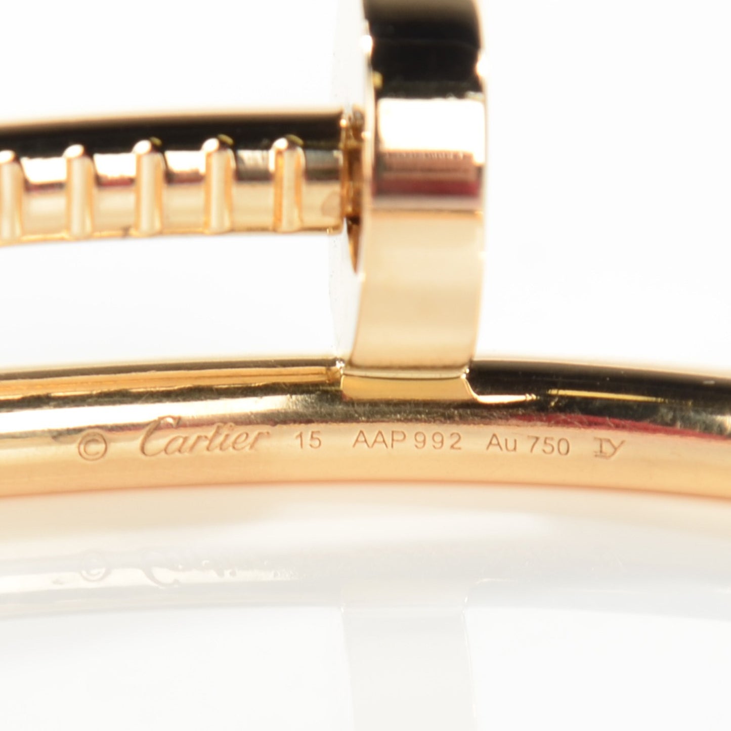 18K Yellow Gold Juste Un Clou Bracelet 15