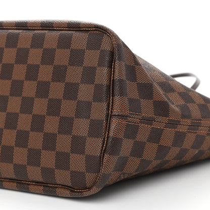 Louis Vuitton Damier Ebene Neo Neverfull MM Rose Ballerine 13 of 14