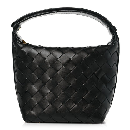 Bottega Veneta Calfskin Nappa Intrecciato Candy Wallace Black 1 of 8