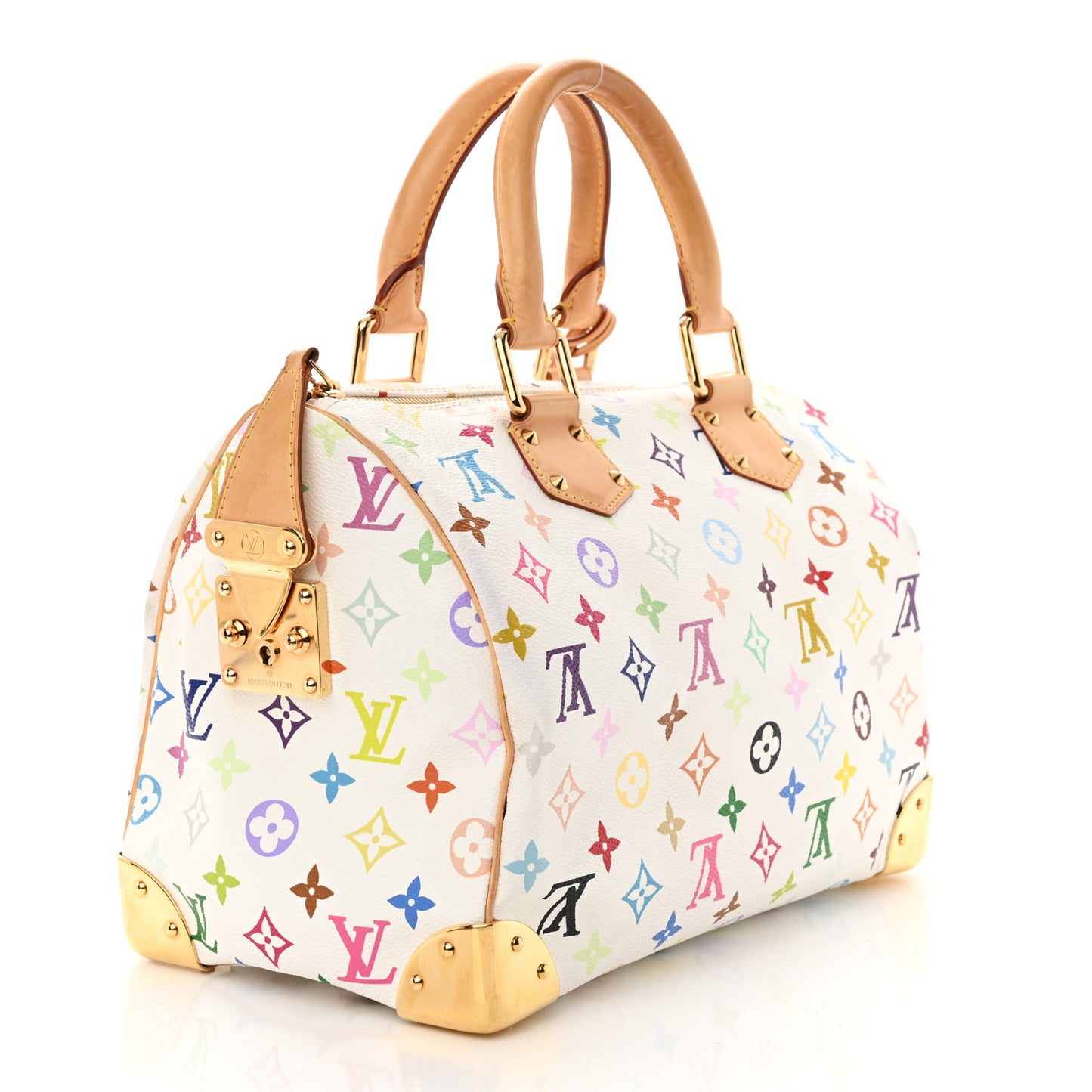 Monogram Multicolor Speedy 30 White