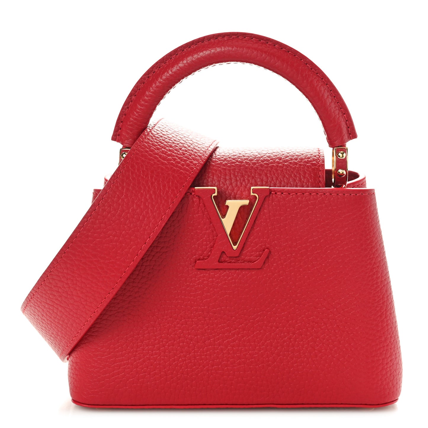 Taurillon Mini Capucines Scarlet