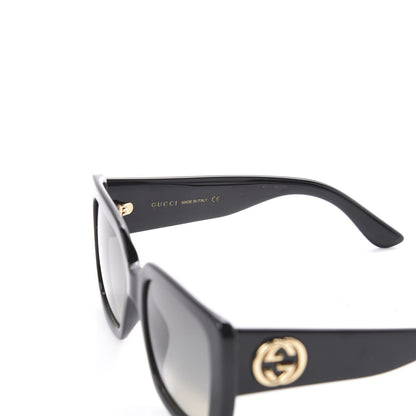 Gucci Acetate Square Frame Sunglasses GG0141S Black 5 of 8