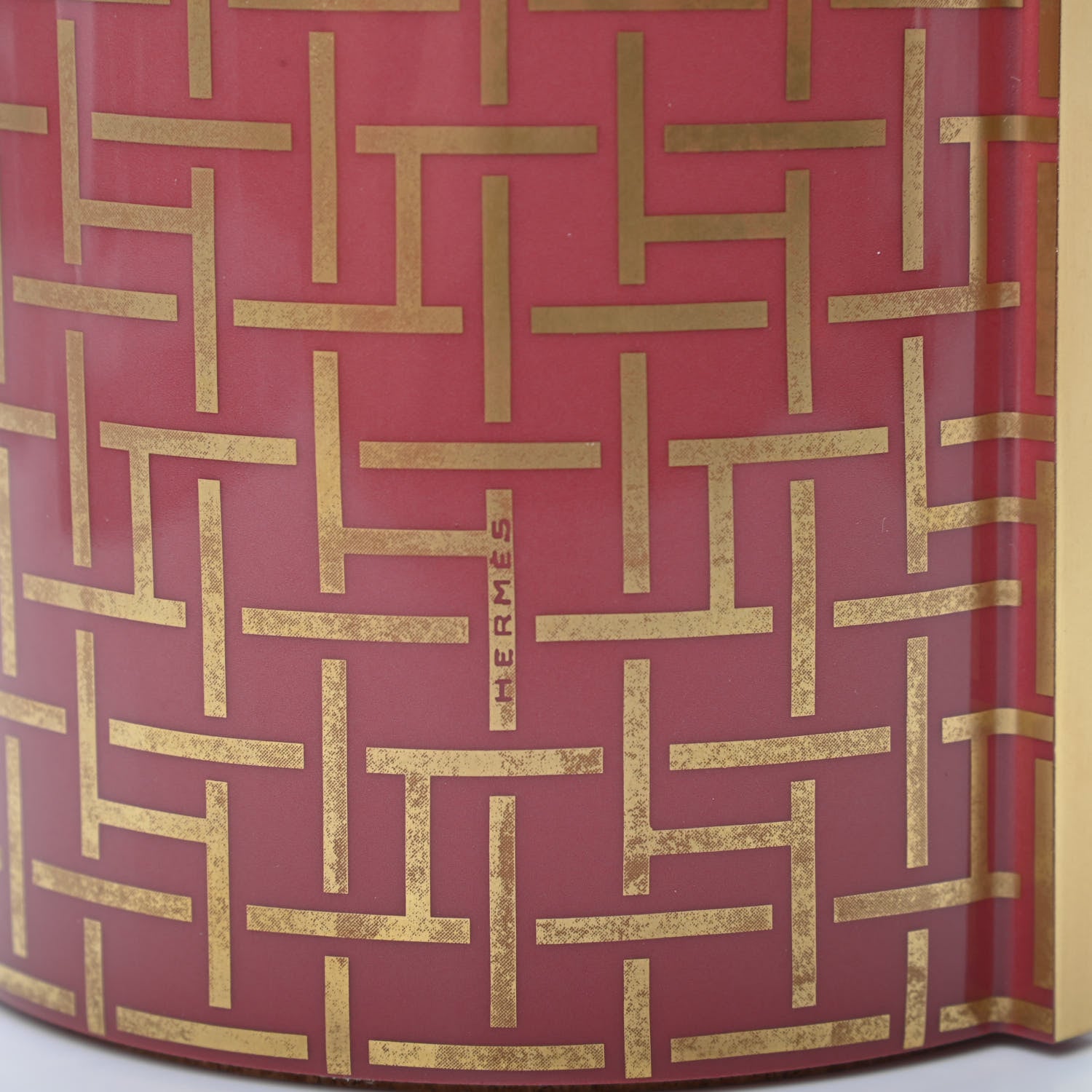 Hermes Porcelain Perimetre Rosacotta Low Vase Fétich H 4 of 5