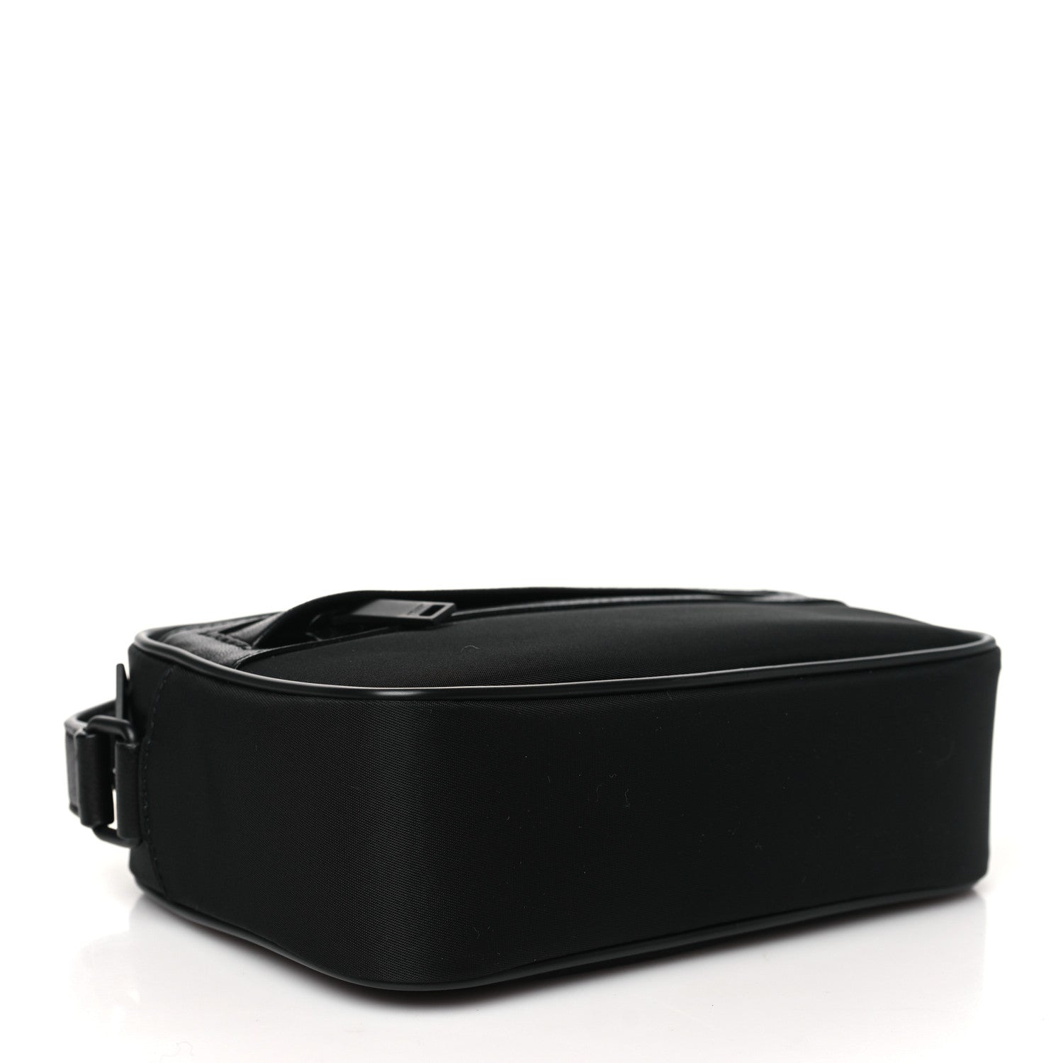 Saint Laurent Lambskin Nylon Small Camp Camera Bag Black 4 of 9