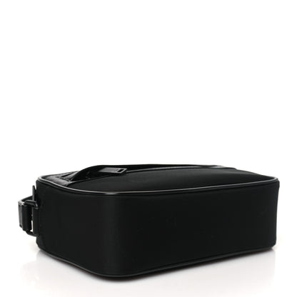 Saint Laurent Lambskin Nylon Small Camp Camera Bag Black 4 of 9