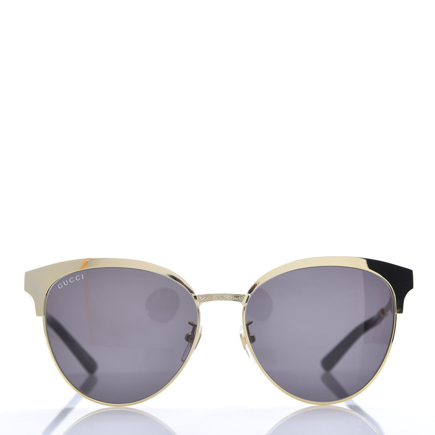 Round Metal GG0074S Sunglasses Gold