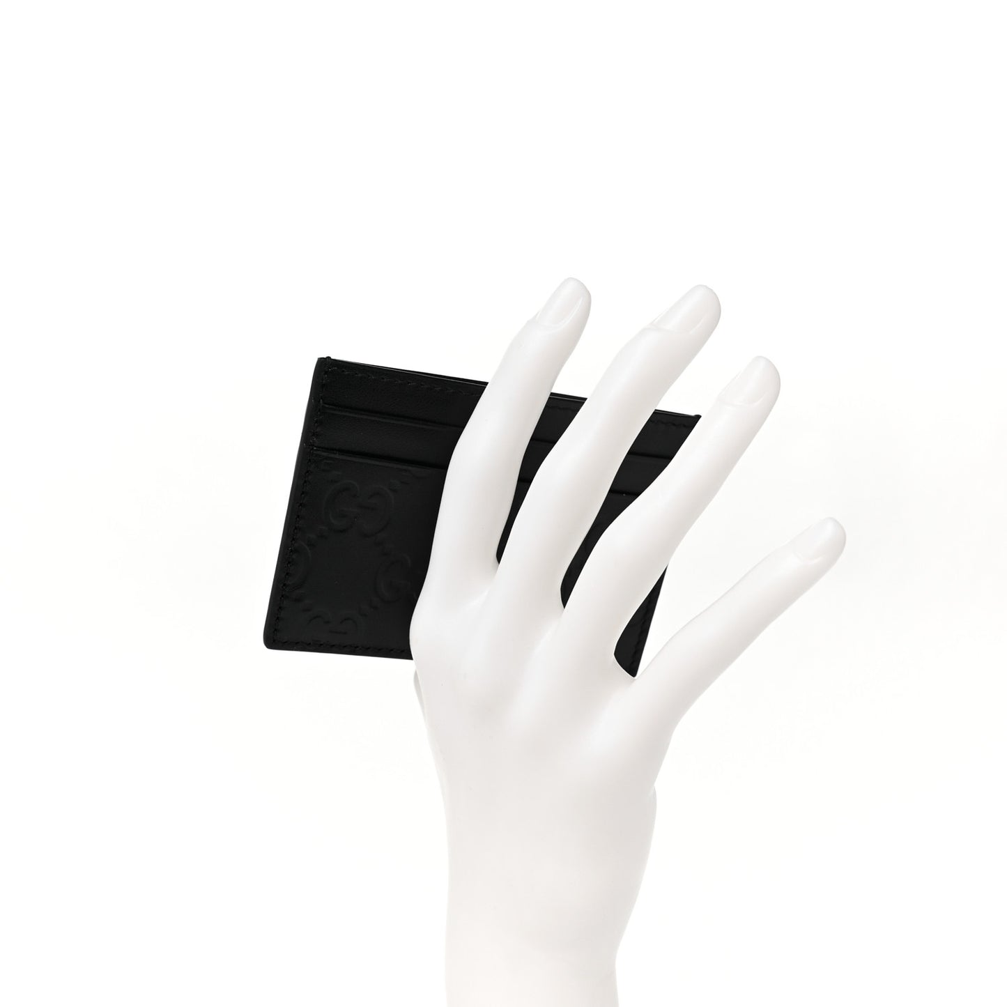 Guccissima Card Holder Black