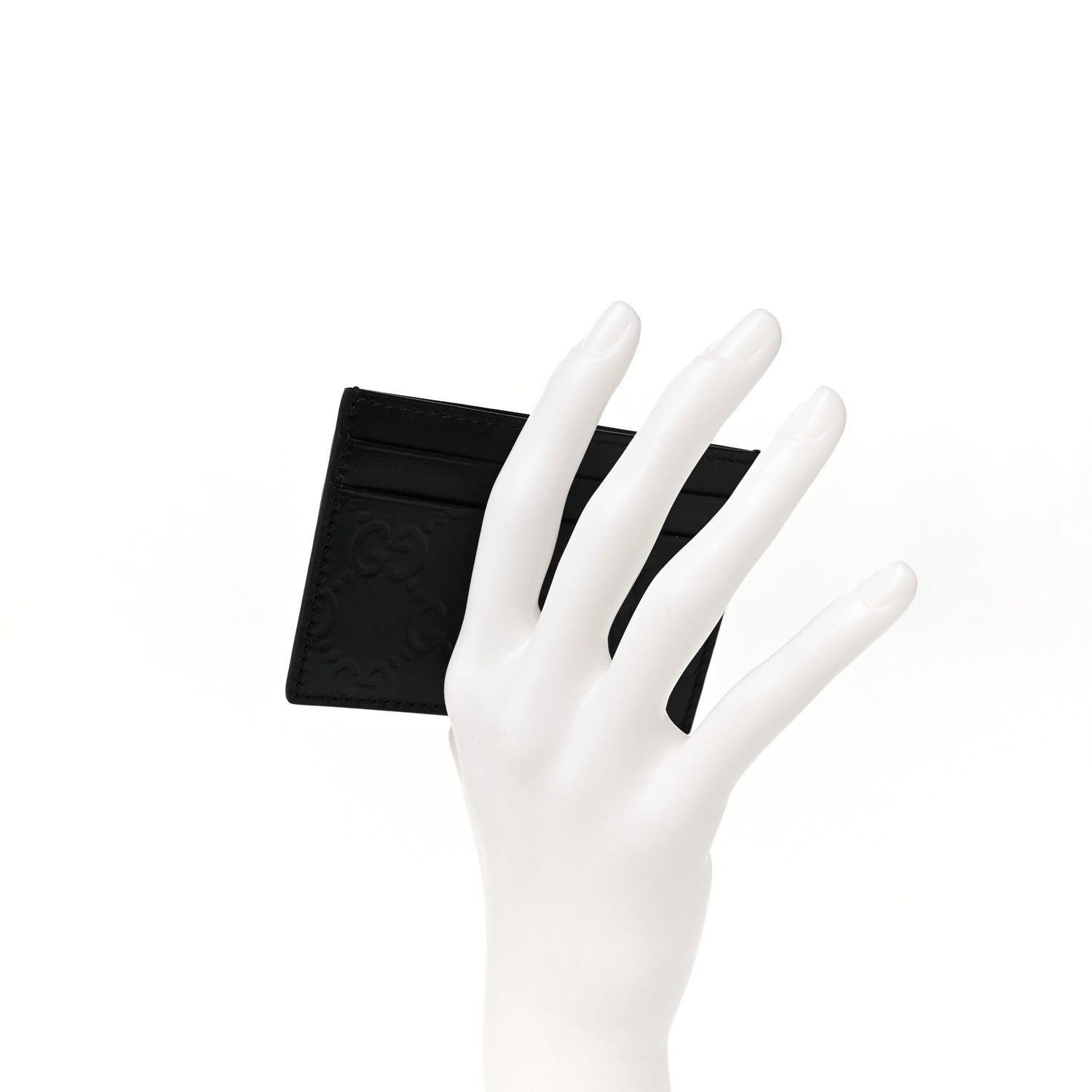 Gucci Guccissima Card Holder Black 2 of 8