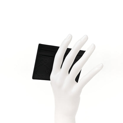 Gucci Guccissima Card Holder Black 2 of 8