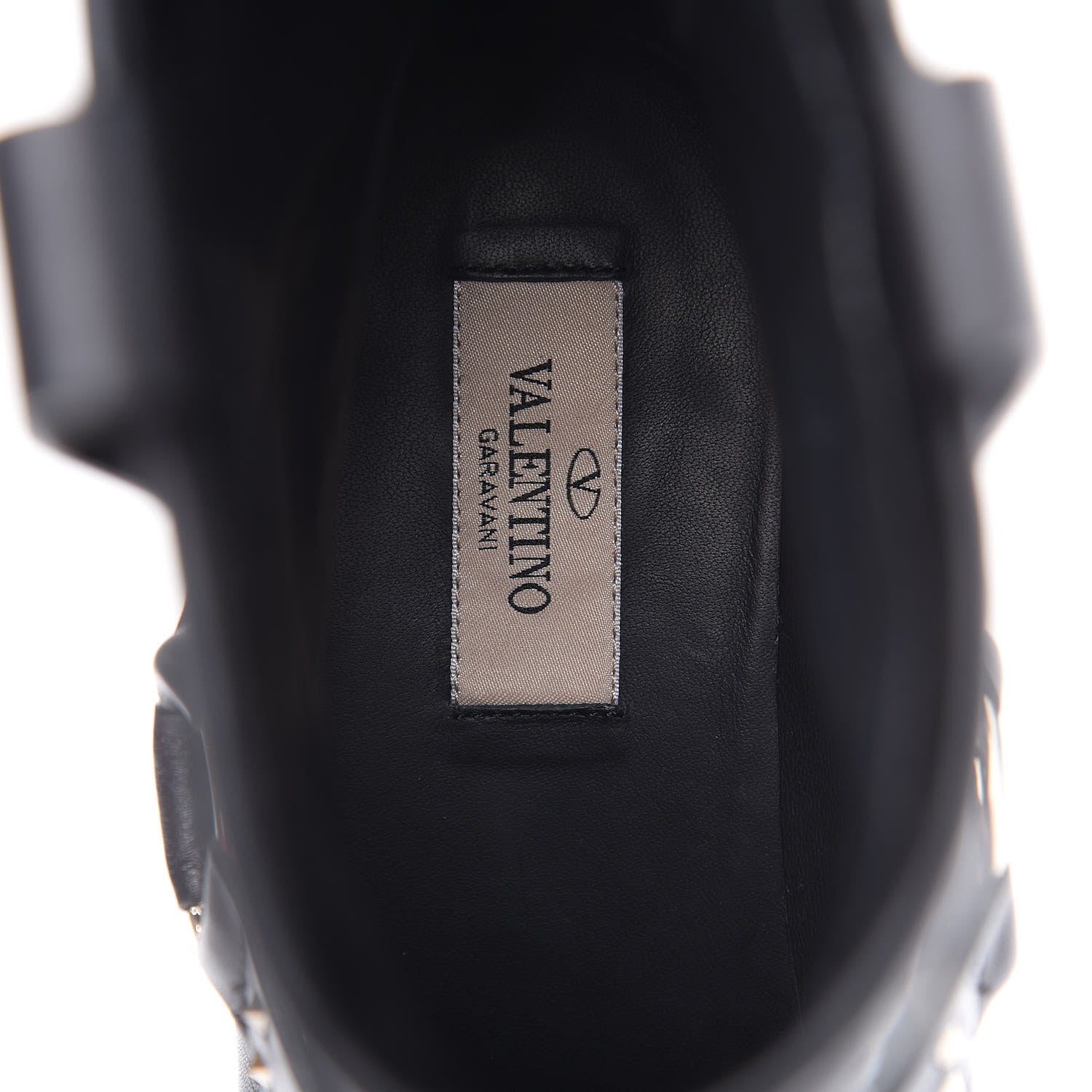 Valentino Garavani Calfskin Nappa Rockstud Spike 20mm Biker Boots 41 Black 8 of 10