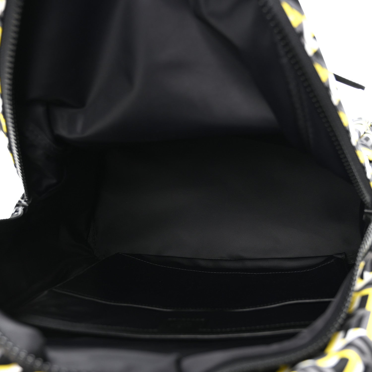 MCM Cubic Monogram Medium Backpack Black Yellow 4 of 10