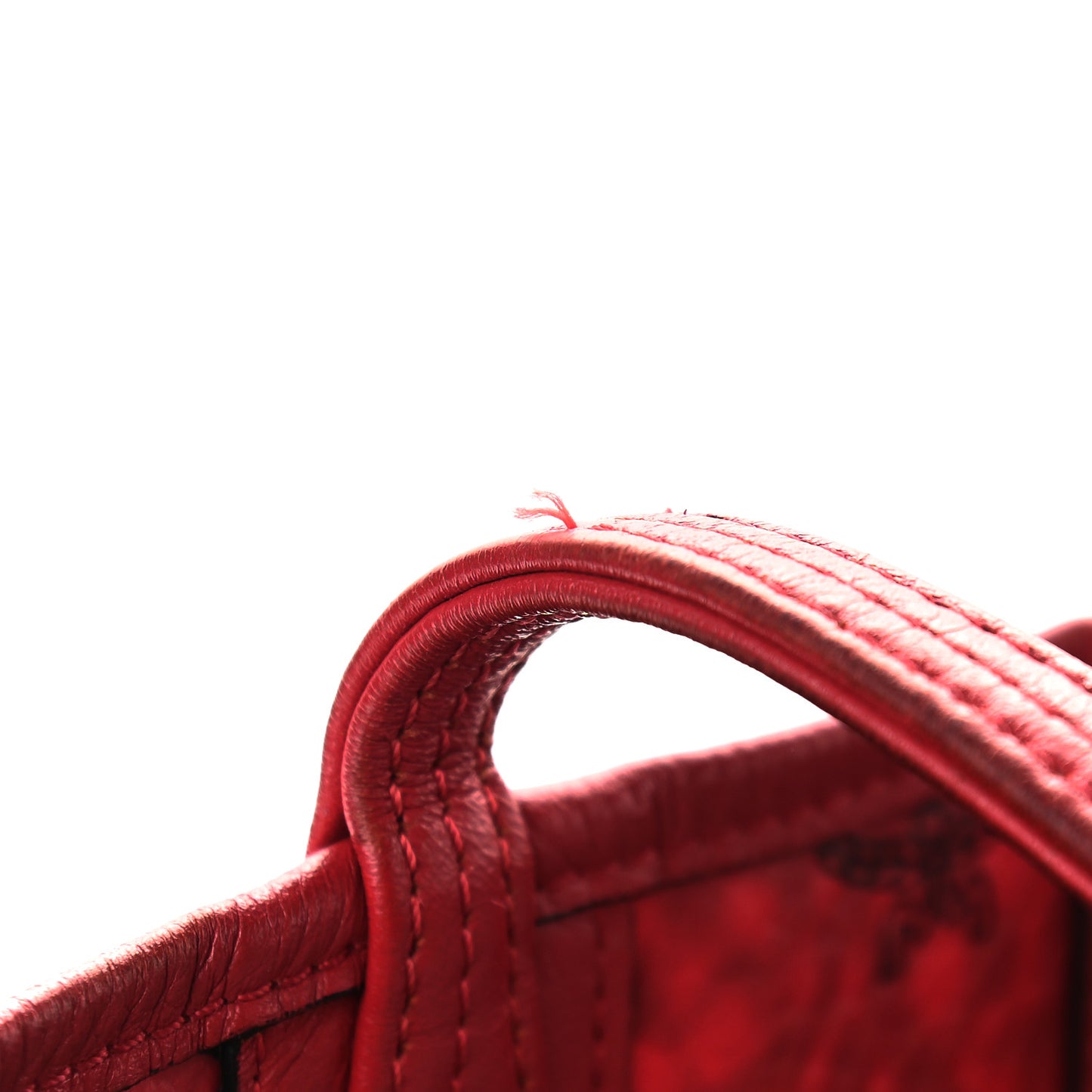 Visetos Medium Liz Reversible Shopper Tote Ruby Red
