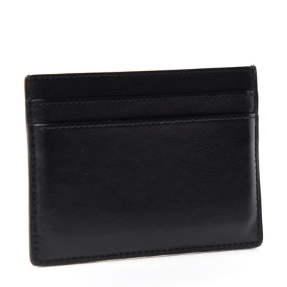 Saint Laurent Calfskin Studded Credit Card Case Black 3 of 7