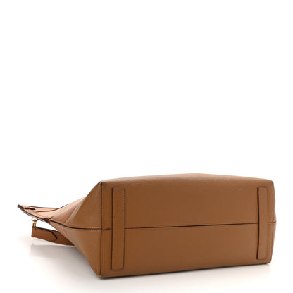 Burberry Calfskin Medium Society Top Handle Tote Tan 4 of 16
