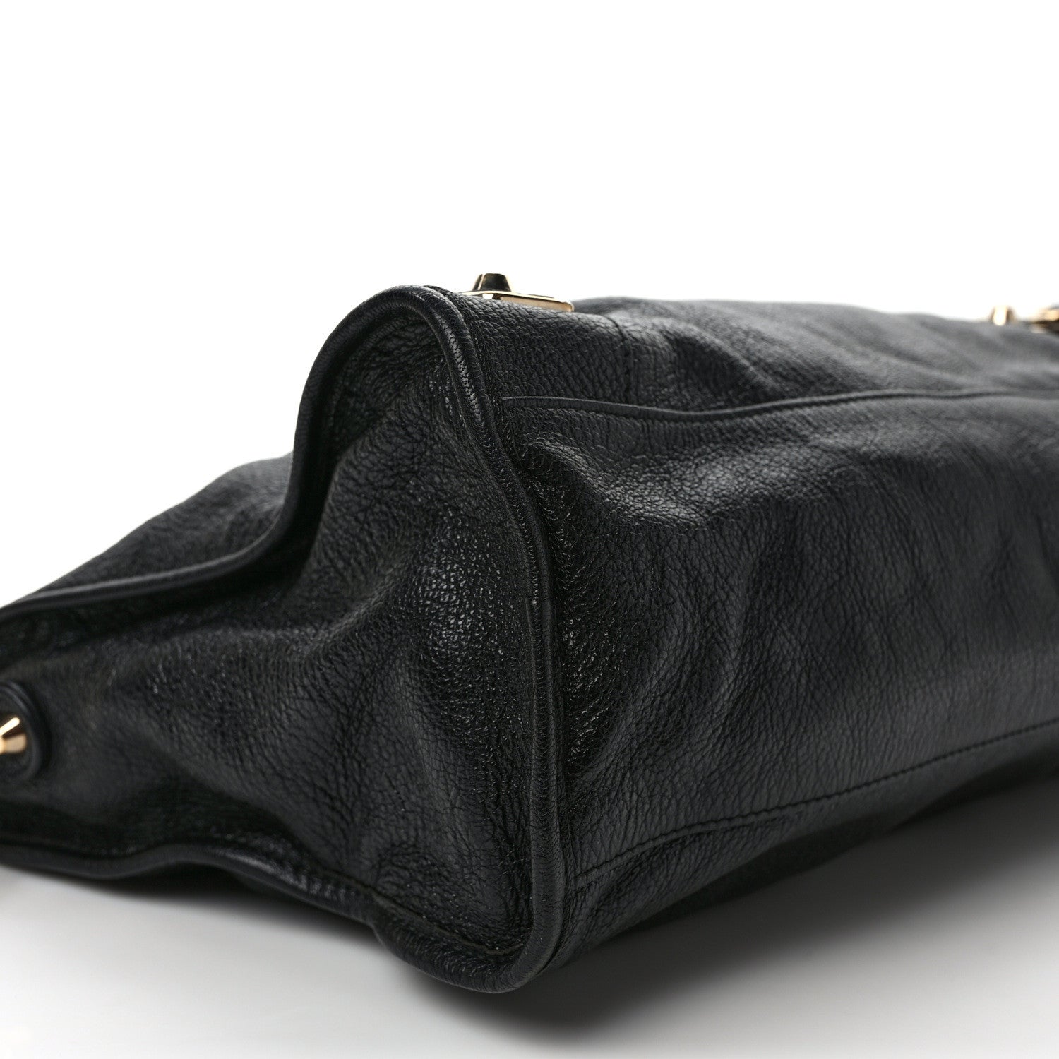 Balenciaga Chevre Gold Metallic Edge Hardware City Black 8 of 11