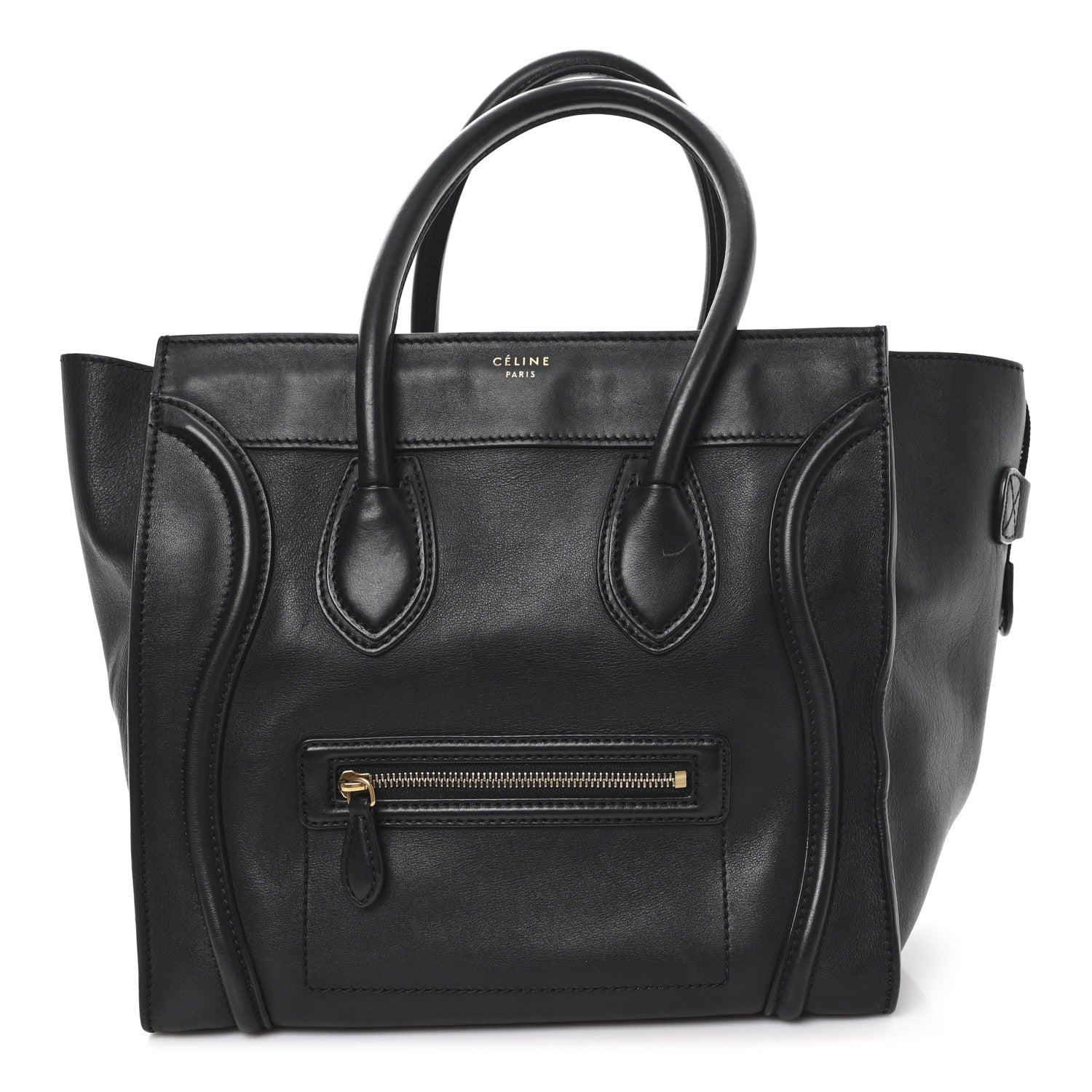 Celine Smooth Calfskin Mini Luggage Black 1 of 9