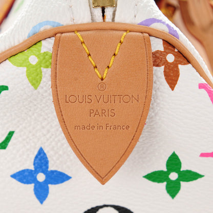 Louis Vuitton Monogram Multicolor Speedy 30 White 6 of 7