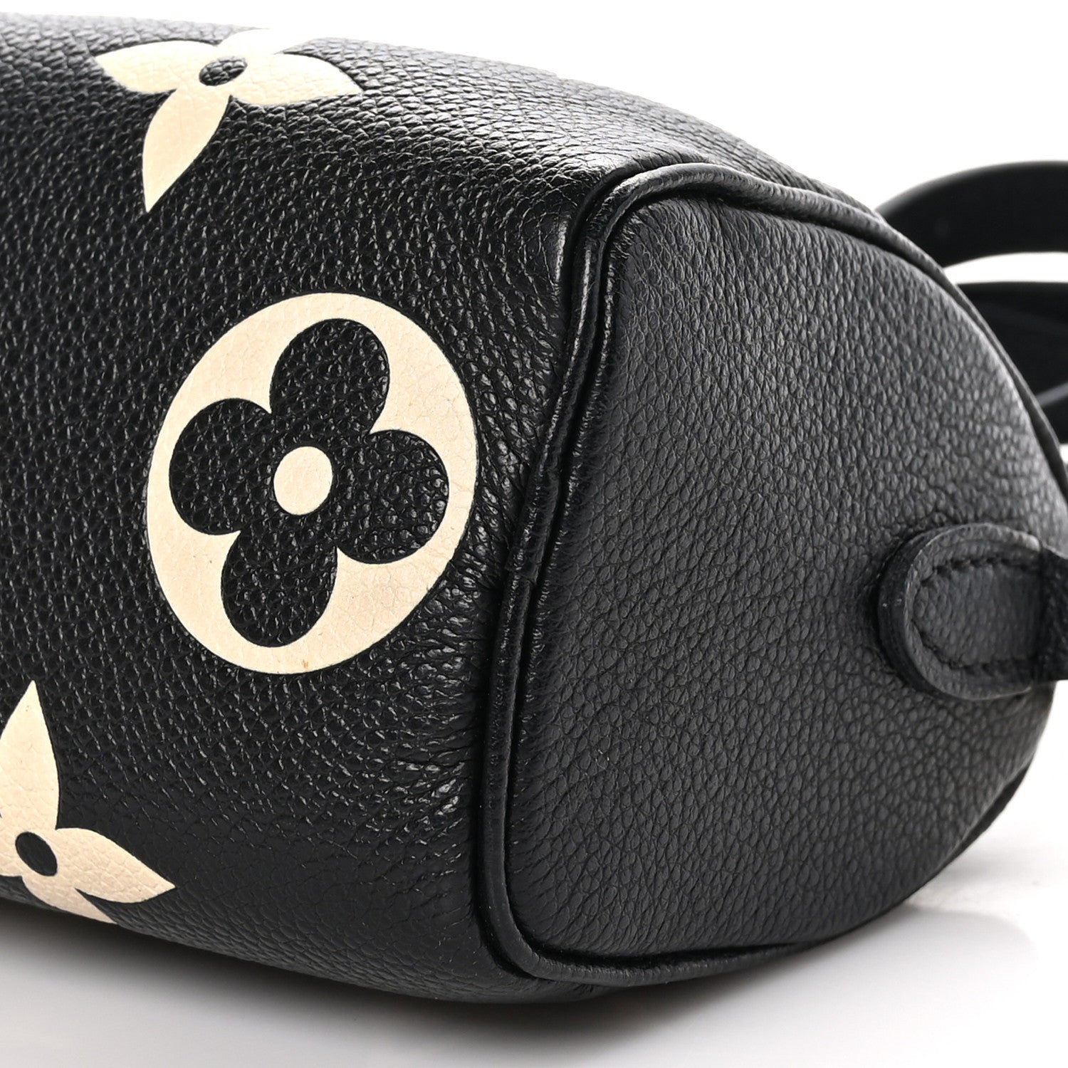 Louis Vuitton Empreinte Monogram Giant Nano Speedy Black Beige 8 of 9